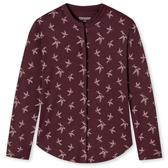 Schiesser Dam sovtröja långärmad pyjamasöverdel