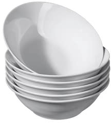 aro Cuenco de cereales, porcelana, Ø 14 cm, blanco, 6 unidades