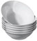 aro Lot de 6 bols à céréales en porcelaine Ø 14 cm Blanc