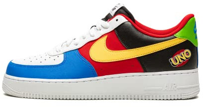 Nike Herren Air Force 1 Mid '07 QS Basketballschuh, Weiß/Gelb, 47.5 EU