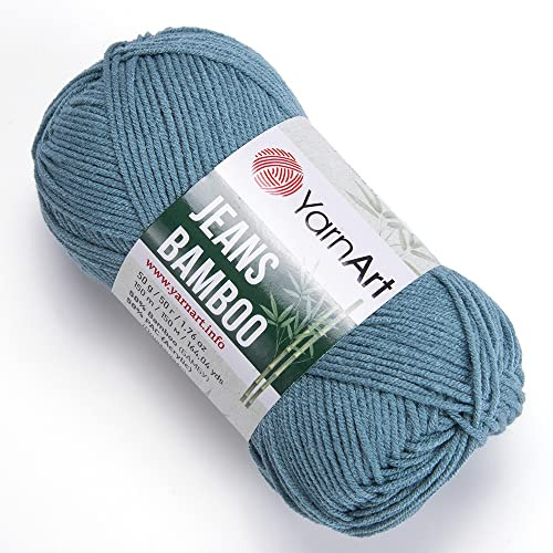 Yarn Art Jeans Bambus 50% Bambus 50% Gewicht von 1 Knäuel à 50 g / 150 m Gewicht 1 Knäuel 50 g (1 Knäuel, 121)