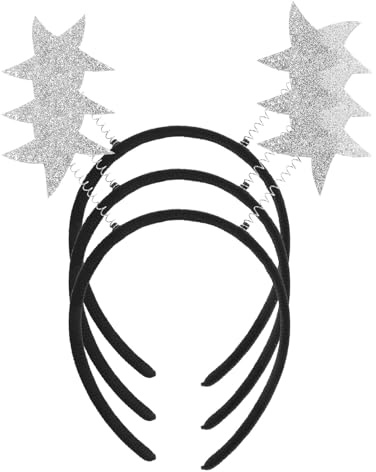 Vaguelly 3st Requisiten Für Fotoautomaten Weihnachtshaarband Prinzessin Kopfschmuck Kostüm-stirnbänder Meerjungfrau-muschel-stirnband Haarreif Haarschmuck Erwachsener Kind