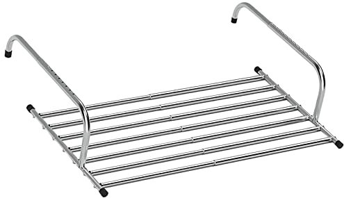 whalebee Wäscheständer Ständer Ausziehbar Edelstahl Trockner Hängewäschetrockner Für Innen Und Außenbereich, Wäschetrockner Für Bad Balkon Heizkörper, Blumenständer, Regale Klappbar Und Platzsparend