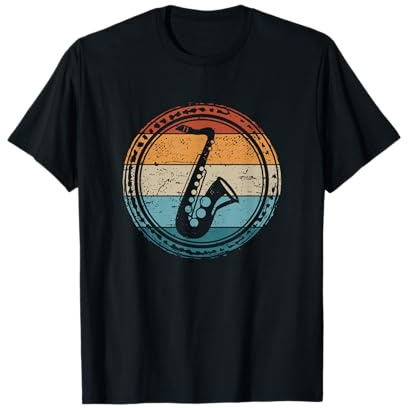 Retro Saxophon T-Shirt