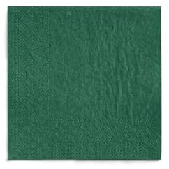Sovie HORECA Tissue Cocktail-Serviette in DUNKELGRÜN - 24x24cm, 3-lagig, 150 Stück - hochwertige Tissue-Qualität für Cocktails und Drinks - ideal für Gastronomie, Hotels und Veranstaltungen