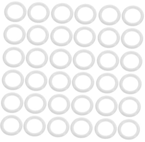 Zerodeko 300stücke Gardinengrommets Reusable Vorhangringe Aus Robustem Kunststoff Für Verschiedene Vorhänge Für Duschvorhänge Und Fensterdekoration Langlebig Und Farbecht