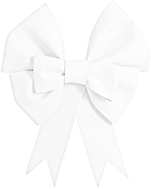 SMTCM Riesen Schleifen 50CM Big Bow Weiß Eva Schwamm DIY Übergroße Schleife Deko Vorgefertigte Hängende Riesenbögen Weihnachtsschleifen Autoschleifen Zierschleifen für Hochzeit Party Große Geschenke