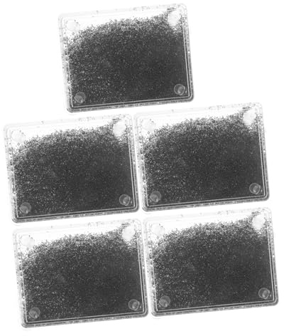 5 Stück Magnetfeld Demonstrator Kunststoff Eisen | Stabmagnete Stark, Magnetbildung und Magnetfeldexperimente, Eisenspäne für Bildungszwecke