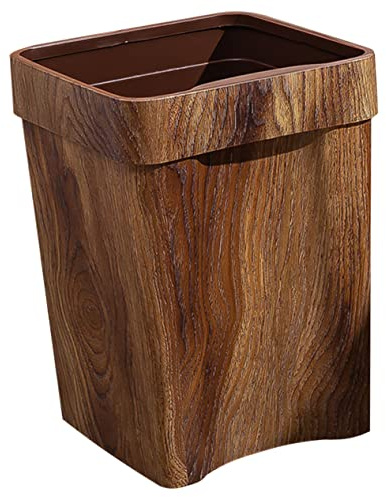 Alipis Bidoncino Spazzatura in Plastica Resistente Cestino Multifunzione Per Bagno e Ufficio Contenitore Per Rifiuti Anello Di Pressione Ergonomico