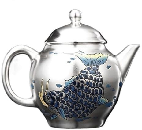 Hervidor de viaje creativo retro tetera individual tetera de té Kung Fu juego de té para sala de estar hogar té de la tarde tetera decorativa tetera verde