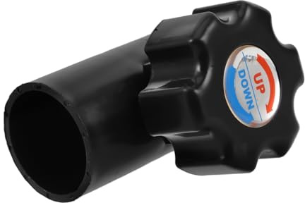 BAZEITFLOW Perilla Ajustable para Tubo De Paraguas con Manivela Soporte De Repuesto para Reparación De Sombrillas De Patio Al Aire Libre Compatible con Tubos Grandes