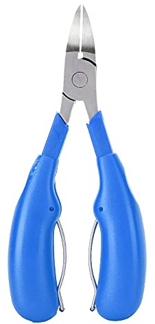 Generic Cortacutículas, Afilador de Cutículas Profesional, Acero Inoxidable para Manicura de Uñas Pedicura de Uñas (BLUE)