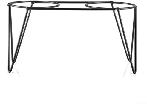 Soporte de metal para filtro de café para verter sobre café, compatible con gotero y varias tazas de filtro, opciones de cobre negro plateado (B)