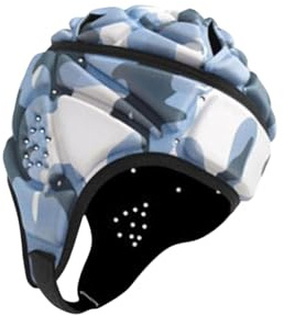 Zambuph Casque de Rugby rembourré pour Enfants et Jeunes, idéal pour Le Patinage à roulettes et Le Baseball, Bleu