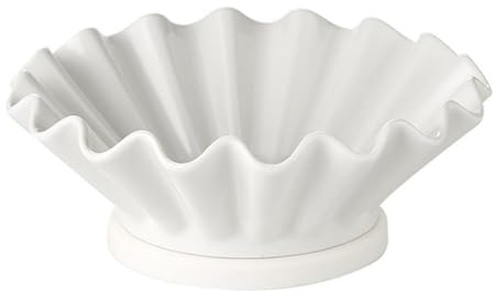 HLHLOP777 Cesto di frutta Ciotola for frutta in ceramica scolabile, base rimovibile, grande capacità, facile da pulire, cucina, soggiorno Fruttiera per il bancone della cucina