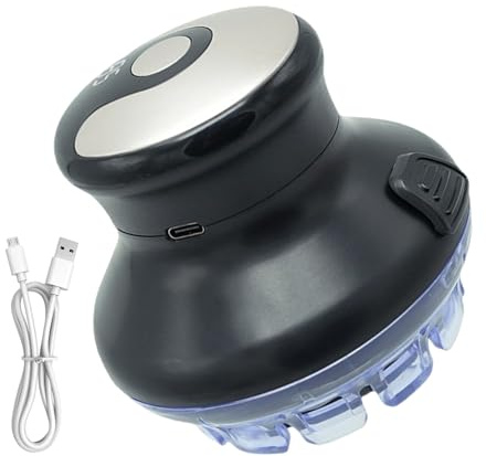 Tondeuse À Cheveux Électrique – Tondeuse À Cheveux Circulaire À Coupe Rapide | Avec Écran LED Rechargeable Par USB, Résistant À L'eau Pour Les Hommes Chauves, Maintenez Une Coupe De Courte À L