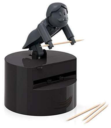 Balvi - porte-cure-dent Nestor. Distributeur de cure-dent automatique. En forme de majordome.