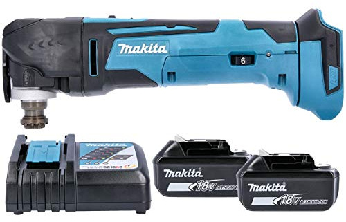 Makita DTM51Z 18v Li-Ion Multitool LXT Keyless Blade Change + 2 x BL1850, DC18RC