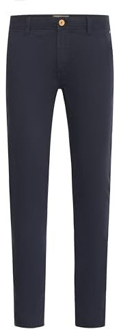 Blend BHNATAN Herr chinos tygbyxor med stretch, Mörkmarinblå (74645), 32W / 32L