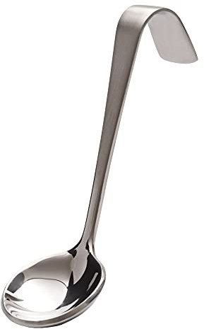 GRÄWE Sahnelöffel matt gebogen, Edelstahl