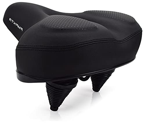 WQSQ Fahrradsattel Damen Fahrradsitz Breiter Bequemer Tourensattel Weicher Gel Rennrad Sattel Hohl MTB Sattel Mit Stoßdämpfend