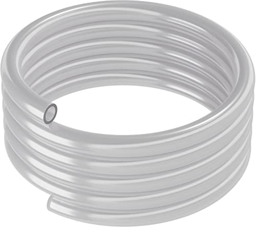 ARKA Tuyau PVC - 16/22mm, Transparent - Flexible et Durable, idéal pour de Multiples Applications dans Les Aquariums, Les bassins et Les ateliers