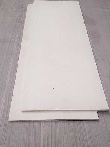 2 láminas de madera contrachapada de 15 mm de grosor. Dimensiones 10-150 cm (40 x 105 cm)