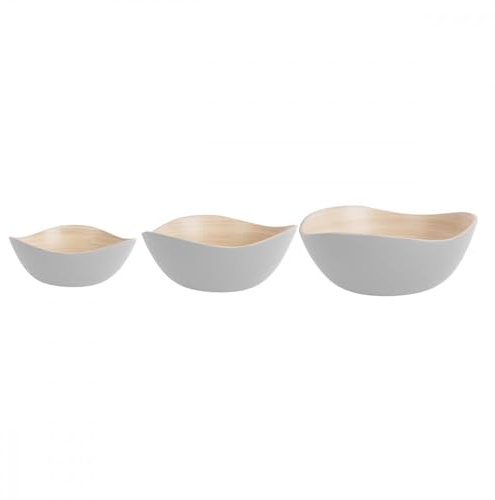 Present Time - Lot de 3 saladiers Rond en Bambou