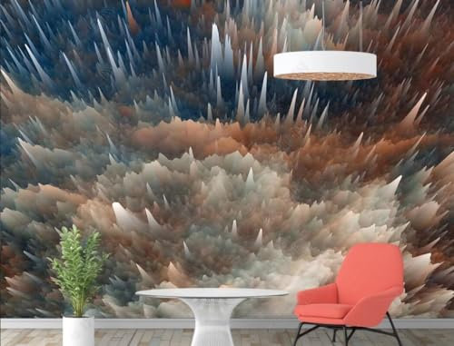 Non-Woven Murals Kids Wood Effect Boys Girls 3D Black and White Abstract Starry Space Grey Silver Graffiti Living Room Bedroom Kitchen Wallpaper