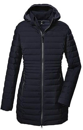 G.I.G.A. DX quiltad damparkas/funktionsparka med dragkedja huva GW 14 WMN QLTD PRK_Bacarya, mörk marinblå, 34, 42300-000