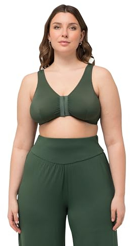Ulla Popken, Damen, große Größen, Bustier, Vorderverschluss