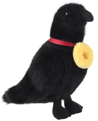 Apricot Lamb Champion Krähe Plüschtiere für Kinder, weiche niedliche Kuscheltier für Baby Mädchen und Jungen, Flauschige Champion Rabe Schwarz 15 cm