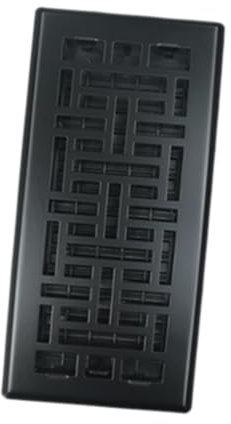 perfk Rejilla de ventilación decorativa para registro de piso, rejilla de ventilación decorativa para techos, paredes de gabinetes, oficinas, pisos de casas, Style B