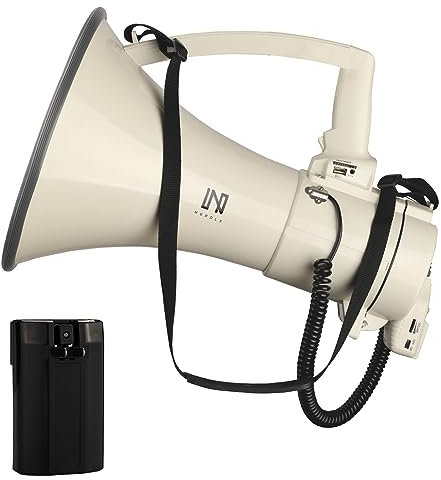 MGROLX 75w Rechargeable Megaphone Bullhorn Loud Speaker