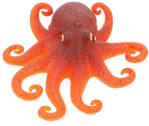 Toyvian Lebensechtes Stressabbau Spielzeug Oktopus Modell Geschmeidiges TPR Material Kleines Gefälschtes Oktopus Design Für Kinder Und Erwachsene Zur Entspannung