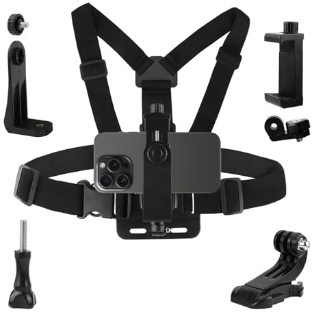 JSMTKJ Chest Strap Holder for Mobile Phone