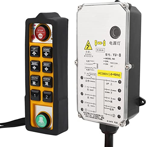 aqxreight Hoist Controller Industrial Strength with Design and Versatile Functionality Ideal for Cranes and Machinery (Plastic 3)