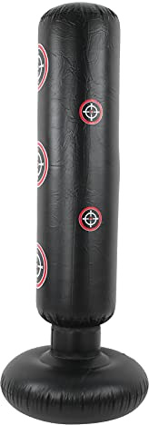 ZLXCAOB Bolsa de Boxeo Inflable Vertical para Adultos/niños Tipo de Objetivo de Vaso de Pilar de Boxeo de 1,6 m de Grosor