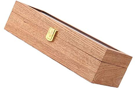 Hellery Holz Uhrenbox Uhrenkoffer Schmuckkästchen Uhrentruhe Uhrenkasten Uhrenschatulle Schmuckbox Uhren-Aufbewahrungsbox für 6 Uhren - A