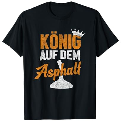 Eisstock Herzschlag Stocksport Stockschießen T-Shirt