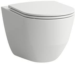 LAUFEN PRO Wand-Tiefspül-WC Comfort, spülrandlos, 360x560mm, verdeckte Befestigung, H8219620000001, Farbe: Weiß