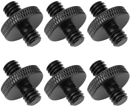 6 Stück Kamera Schraube Stativschraube Adapter 1/4 Zoll Männlich,1/4 Zoll MännlichSchraube Stativ Adapter,für Kamera -Käfig -Rig,Stativ,Monopod,Kugelkopf,Lichtständer,Schulter -Rig