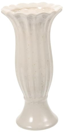 AOKWAWALIY Vaso commemorativo per cimitero, decorazione per la tomba, piantatrice, cimitero, fioriere con spine, vaso da tromba, vaso in ceramica