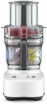 Sage - Paradice 9 Robot da Cucina - Con Kit per Tagliare a Dadini, Lama a S, Tritatutto Reversibile, Affettatrice Regolabile e Lama per Impasto, Sale Marino