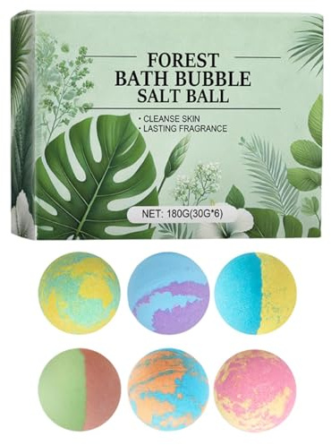 Bola de baño de burbujas, bola de ducha de baño, bolas de baño hidratantes para mujeres, bolas de baño de burbujas naturales para relajarse y suavizar la piel