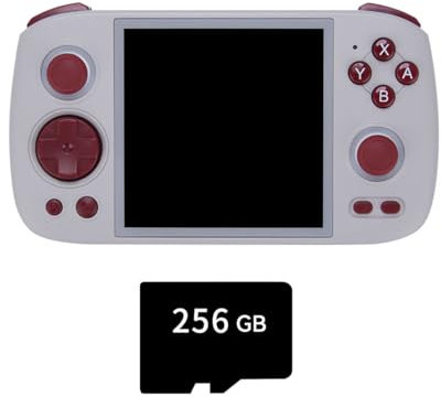 ExploTex RG Cube Retro Handheld Game Console, 3.95 Inch IPS Screen, Retro Android Handheld Game Console
