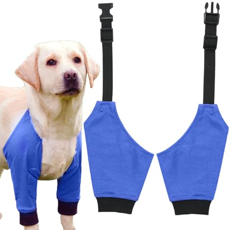 Ellbogenstütze vorne für Hunde, Ellbogenschoner für Haustiere - 1 Paar Schutzabdeckungen für Hunde - Atmungsaktive Kniebandage zur Erholung von Dome Tieren