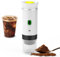 Irishom 3 in 1 Macchina per Il caffè elettrica Portatile, Mini Funziona con Capsule e caffè macinato, 15 Bar & Freddo e riscaldante per Auto, casa, Viaggio