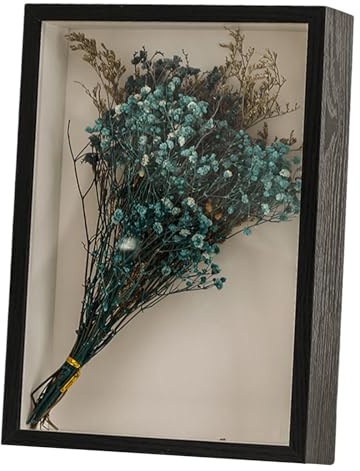 Deep Box Frames 5X7 Frame - 3D Picture Frames Standing & Hanging Shadow Box Frame Wood Box Frames for Crafts Display Box for Object Crafts (Black429,Depth 5CM)