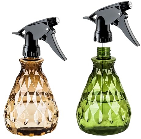 hzfengsheng 2 Pcs Empty Spray Bottles 500ml with Adjustable Spray Head, Empty Water Spray Bottle Plastic Sprayers for Plants, Gardening, Cleaning, Hairdressing Mist Spray Bottle